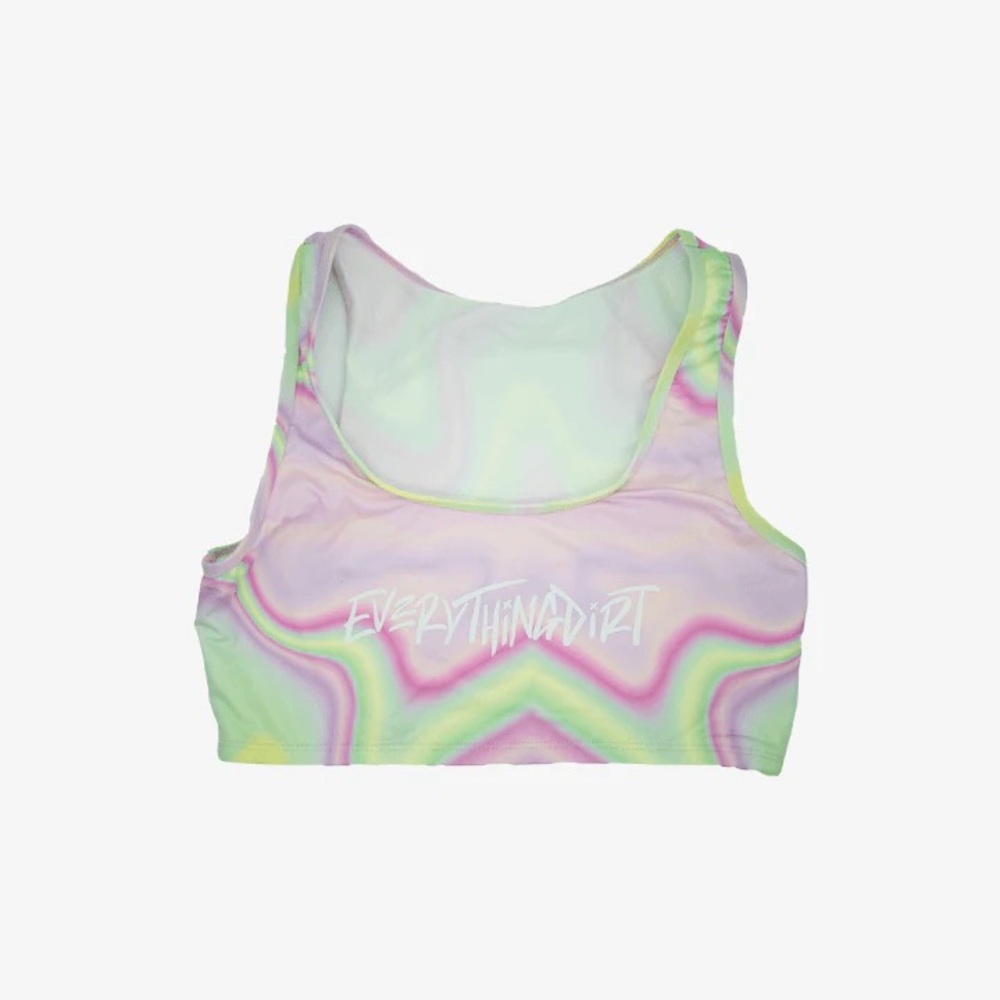 Acid Wash Sports Bra